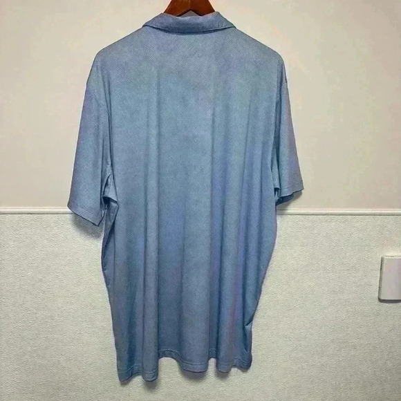 Adidas Golf Polo Shirt 2XL Blue & White for Men - Picture 4 of 11